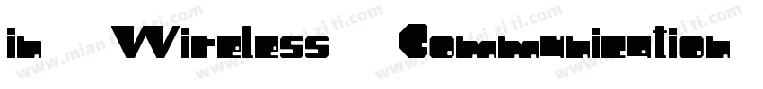 in Wireless Communication Systems字体转换